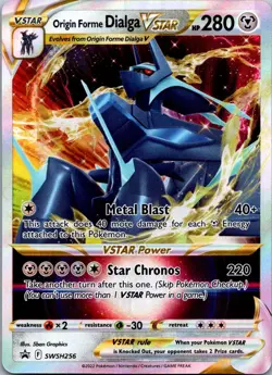 Origin Forme Dialga VSTAR SWSH256 SWSH: Sword & Shield Promo Cards Promo Holo NM - Image 1