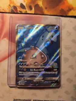 Lapras GX 139/149 - Sun & Moon - Full Art Holo Pokemon TCG Card - NM WOW LOOK - Image 1