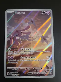 Mesprit 204/191 Scarlet & Violet Surging Sparks Illustration Rare Pokemon- NM - Image 1
