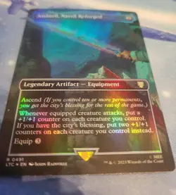 MTG ~ Anduril, Narsil Reforged ~ (Borderless Foil) ~ Tales of Middle-earth ~ LP - Image 1