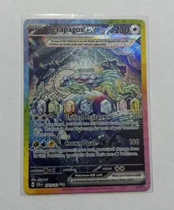 Pokemon TCG Terapagos EX Stellar Crown 170/142 Special Illustration Rare - Image 1