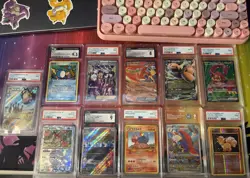Slab Lot 11 Slabs PSA CGC Tag Pokemon - Image 1