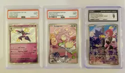 Pokemon Illustration/Shiny Rare PSA CGC Slab Lot (3) Ceruledge Exeggcute Murkrow - Image 1