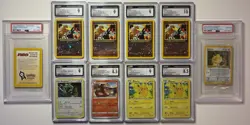 CGC / PSA SLAB LOT OF ( 10)! POKEMON PROMOS - SEALED MEOWTH, CHARIZARD, RAYQUAZA - Image 1