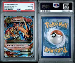 2016 POKEMON XY EVOLUTIONS M CHARIZARD EX 13 - Image 1