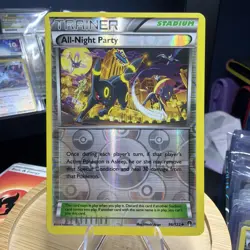 All-Night Party Reverse Holo 96/122 ft. Umbreon | BREAKpoint | Pokemon TCG | LP - Image 1