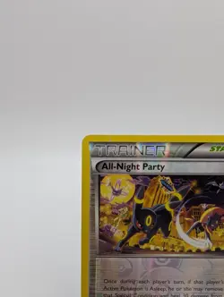 All-Night Party 96/122 Breakpoint Reverse Holo Pokemon Trainer LP/Lightly Played - Image 2