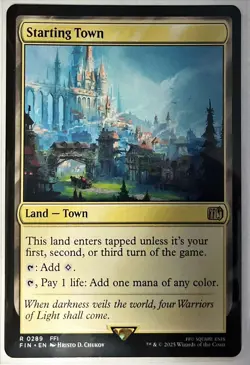 Starting Town R0289 Regular Final Fantasy Magic the Gathering NM - Image 1
