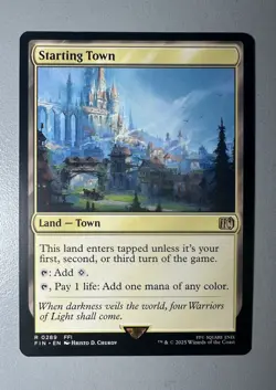 Starting Town - Final Fantasy - MTG FIN 0289 R NM - Image 1