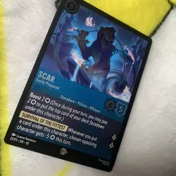 Disney Lorcana Whispers In The Well Promo Card Scar 21/P3 Promo Card - Image 2