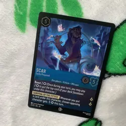 Disney Lorcana Whispers In The Well Promo Card Scar 21/P3 Promo Card - Image 3