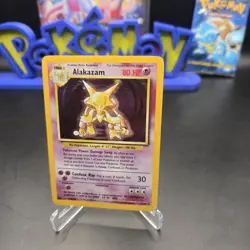 NEAR MINT! Alakazam (1/102) Holo Base Set Pokemon Card! - Image 1