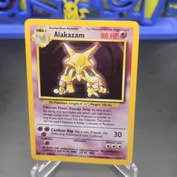 NEAR MINT! Alakazam (1/102) Holo Base Set Pokemon Card! - Image 2