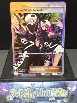 Pokemon Card Team Skull Grunt 149/149 Full Art Trainer Sun & Moon Base Near Mint - Image 1