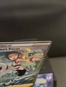 Pokemon Card Korrina’s Focus 160/163 Full Art Trainer Rare Battle Styles LP - Image 4