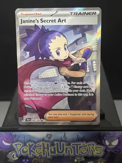 Pokemon Card Janine’s Secret Art 088/064 Shrouded Fable Set Full Art Trainer NM - Image 1