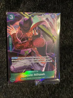 One Piece Illustration Box Vol 4 Promo Cards - Perona & Dracule Mihawk Sealed - Image 3