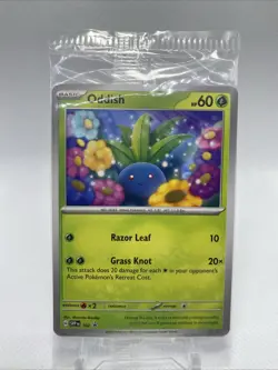 Oddish SVP 102 Path To The Peak Scarlet and Violet SEALED PROMO Pokemon Card - Image 1