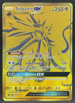POKEMON~SOLGALEO GX~SM104a~SM BLACK STAR PROMOS~ITA~NM - Image 1