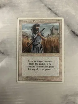 MTG Card - Swords To Plowshares 1995 - Image 1