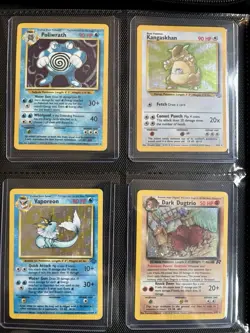 WOTC Pokemon TCG Binder - Base, Jungle, Fossil & Rocket - 10 Holos - Toploaded - Image 2
