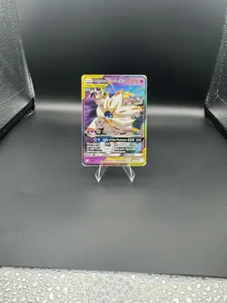 Pokemon TCG Solgaleo & Lunala GX Holo Card 75/236 Cosmic Eclipse - Image 1