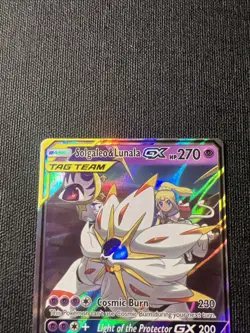 Solgaleo & Lunala GX Tag Team - Full Art Holo Card 75/236 Cosmic Eclipse NM MINT - Image 2