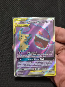 Gengar & Mimikyu GX (Full Art) 164/181 Sm-Team Up Holo Near Mint Condition Card - Image 2