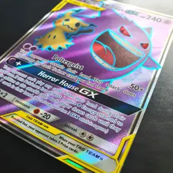 Gengar & Mimikyu GX 164/181 Tag Team Full Art Rare Team Up LP Pokemon Card - Image 2