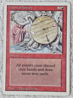 MTG VTG Wheel of Fortune Revised Edition 1994 Reserved List Daniel Gelon LP - Image 1