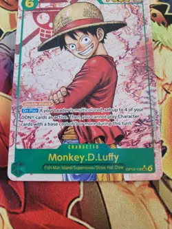 One Piece Monkey D. Luffy SEC OP13-118 Carrying On His Will English - Image 2