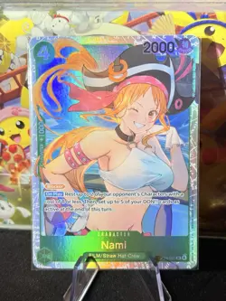 One Piece OP14-031 Nami SR OP14 The Azure Sea’s Seven English Near Mint #2 - Image 1