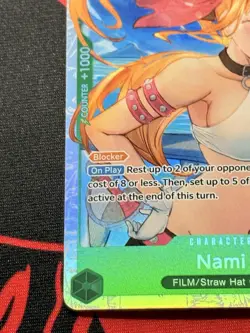 One Piece OP14-031 Nami SR OP14 The Azure Sea’s Seven English Near Mint #2 - Image 5