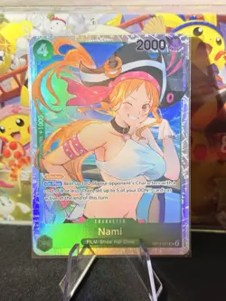 One Piece OP14-031 Nami SR OP14 The Azure Sea’s Seven English Near Mint #3 - Image 1