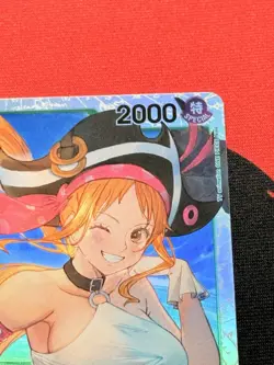 One Piece OP14-031 Nami SR OP14 The Azure Sea’s Seven English Near Mint #3 - Image 4