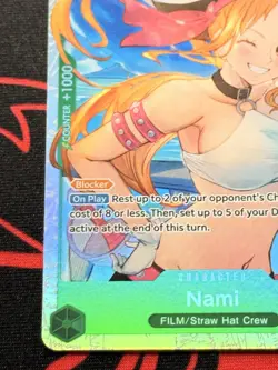 One Piece OP14-031 Nami SR OP14 The Azure Sea’s Seven English Near Mint #3 - Image 5