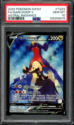PSA 10 GEM MINT Garchomp V TG23/TG30 Astral Radiance 2022 Pokemon - Image 1