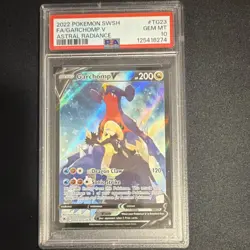 Pokemon Garchomp V TG23/TG30 Astral Radiance PSA 10 Full Art Holo - Image 1