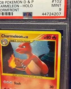 PSA 9 Charmeleon Holo #102 W/Swirl D & P Stormfront 2008 Pokemon MINT - Image 2