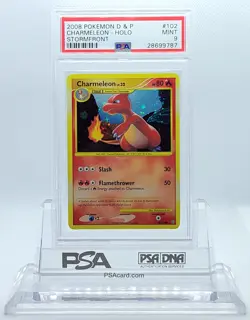 POKEMON STORMFRONT CHARMELEON #102 SECRET RARE HOLO FOIL PSA 9 MINT #28699787 - Image 1