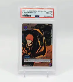 Ichigo Kurosaki 1 Star SR* Union Arena Bleach BT/BLC-1-040 PSA 10 GEM MINT - Image 1