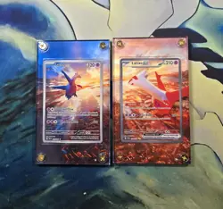 Pokemon Latias EX 239/191 Latios 203 Custom Display Case from Surging Sparks - Image 4