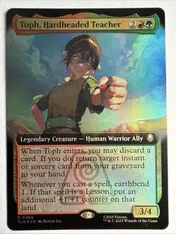 Toph, Hardheaded Teacher (Extended Art) Avatar: The Last Airbender Foil NM - Image 1
