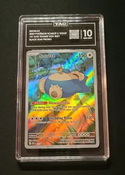 💎 Pokemon Scarlet & Violet 151 ETB Promo Snorlax 051 TAG 10 Black Star gem mint - Image 5