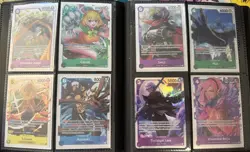 24 x One Piece Card Bundle/Lot! Super Rare, Foil, Special Holos + Binder - Image 2