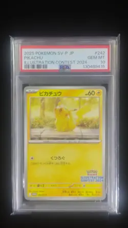 psa 10 Pikachu 242/SV-P Promo Gem Mint - Japanese Pokemon Card - Image 1