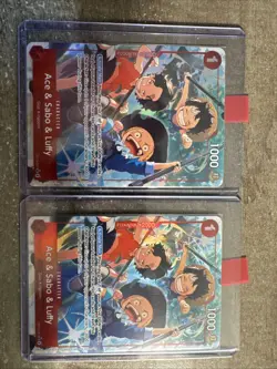 Ace & Sabo & Luffy (Alternate Art) OP13-007 Carrying On His Will Foil - Image 1