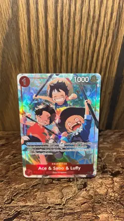 Ace & Sabo & Luffy (Alternate Art) OP13-007 Carrying On His Will Foil - Image 1