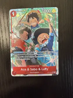 Ace & Sabo & Luffy (Alternate Art) OP13-007 Carrying On His Will Foil - Image 1