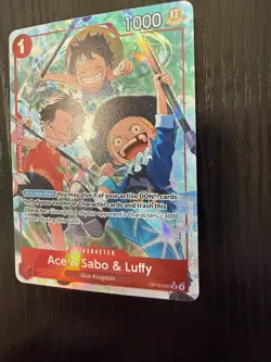 Ace & Sabo & Luffy (Alternate Art) OP13-007 Carrying On His Will Foil - Image 3